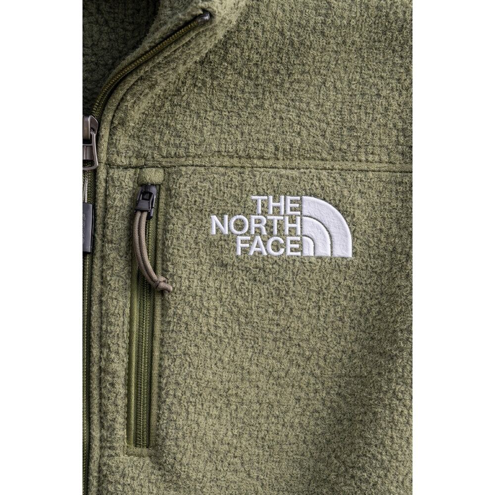 The North Face Men’s XL Green Fleece Vest Full Zip Outdoor Hiking Pockets - Picture 5 of 8